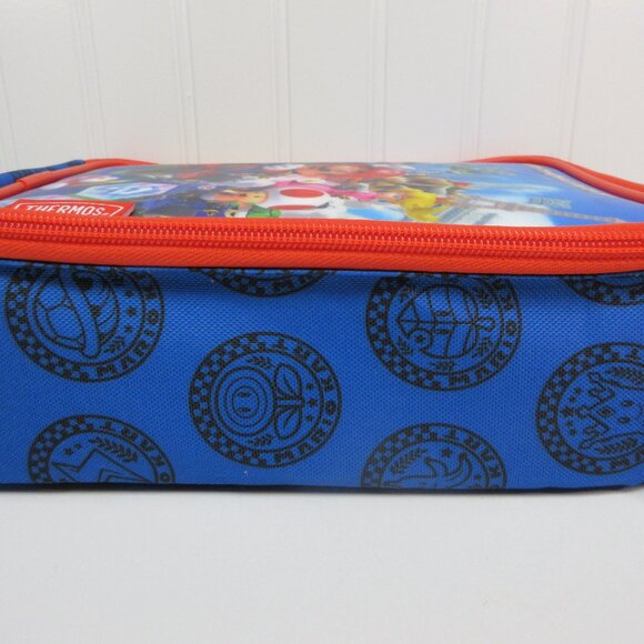 Thermos Kids Lunch Box Super Mario Bros Reusable Single Compartment Upright New - Picture 7 of 11